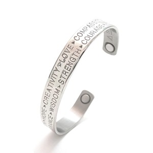 Virtues in Silver Bracelet w/Magnets #792